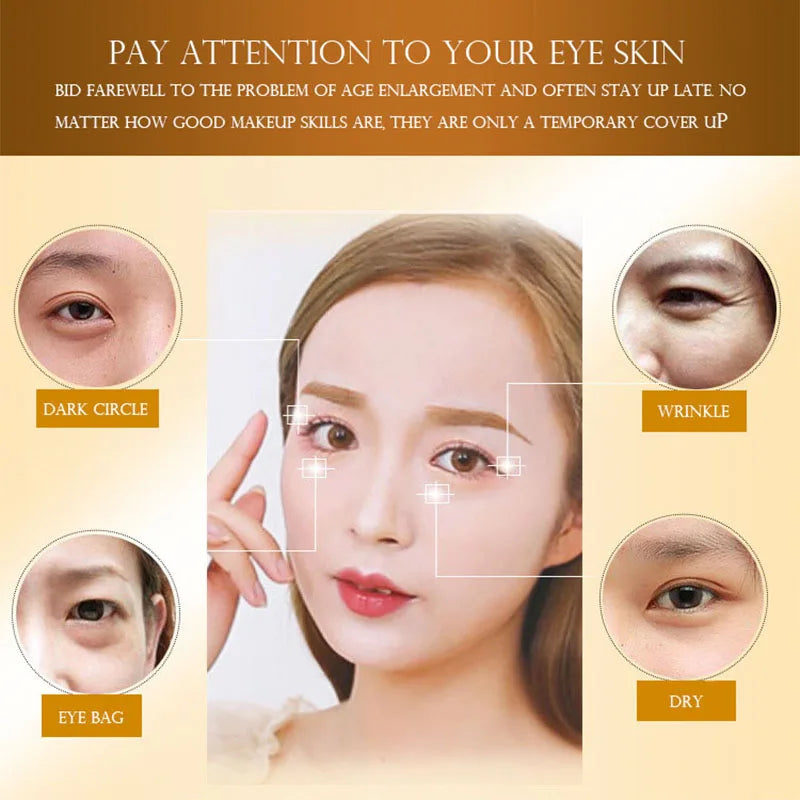 Gold Collagen Eye Masks - 100pcs Anti-Aging Moisturizing Patches for Dark Circles and Puffiness - ZOOMNSTORE