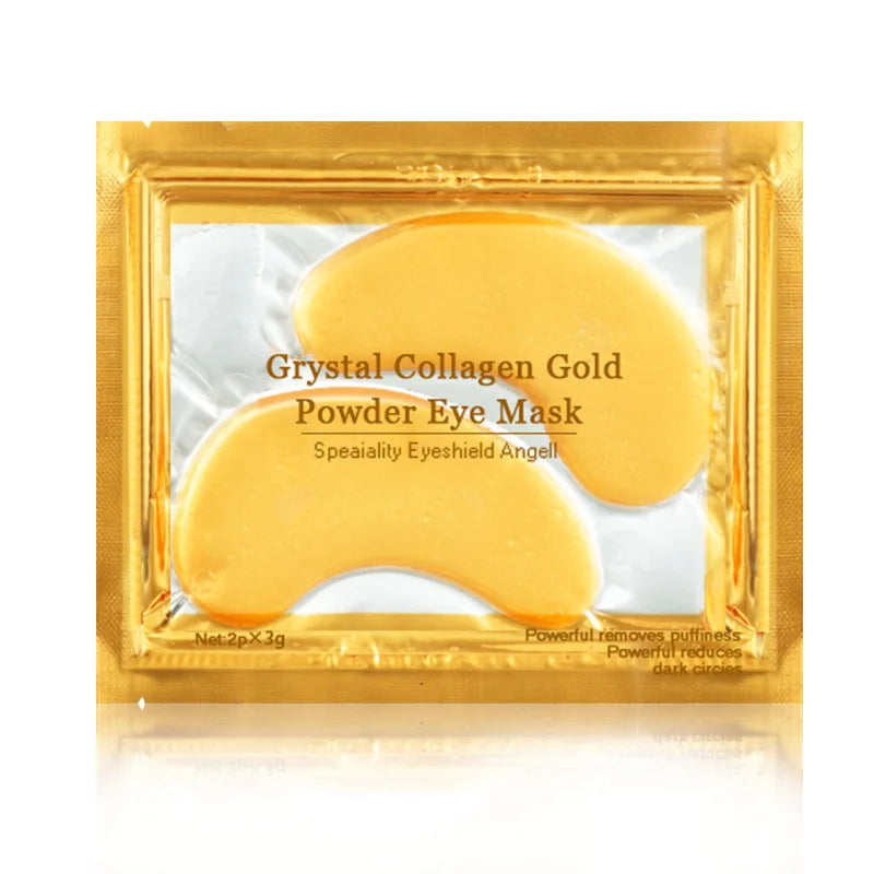 Gold Collagen Eye Masks - 100pcs Anti-Aging Moisturizing Patches for Dark Circles and Puffiness - ZOOMNSTORE