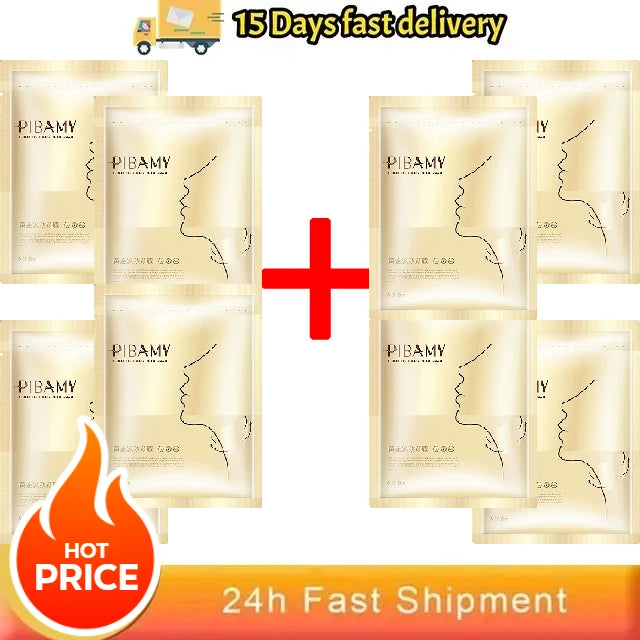 Gold Firming Neck Mask - Moisturizing Anti-Aging Skincare - ZOOMNSTORE