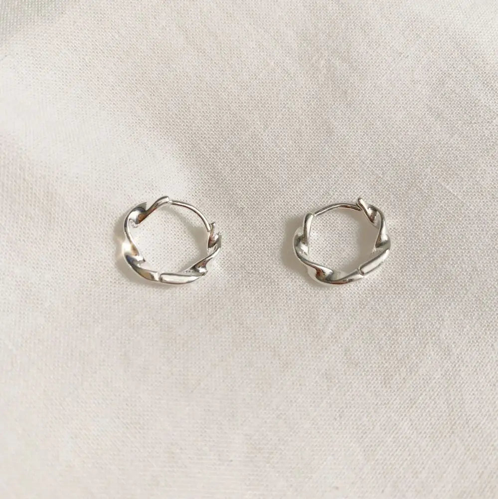 Gold Hoop Earrings - Minimalist Plated Circle Hoops for Women | Classic Lightweight Jewelry - ZOOMNSTORE