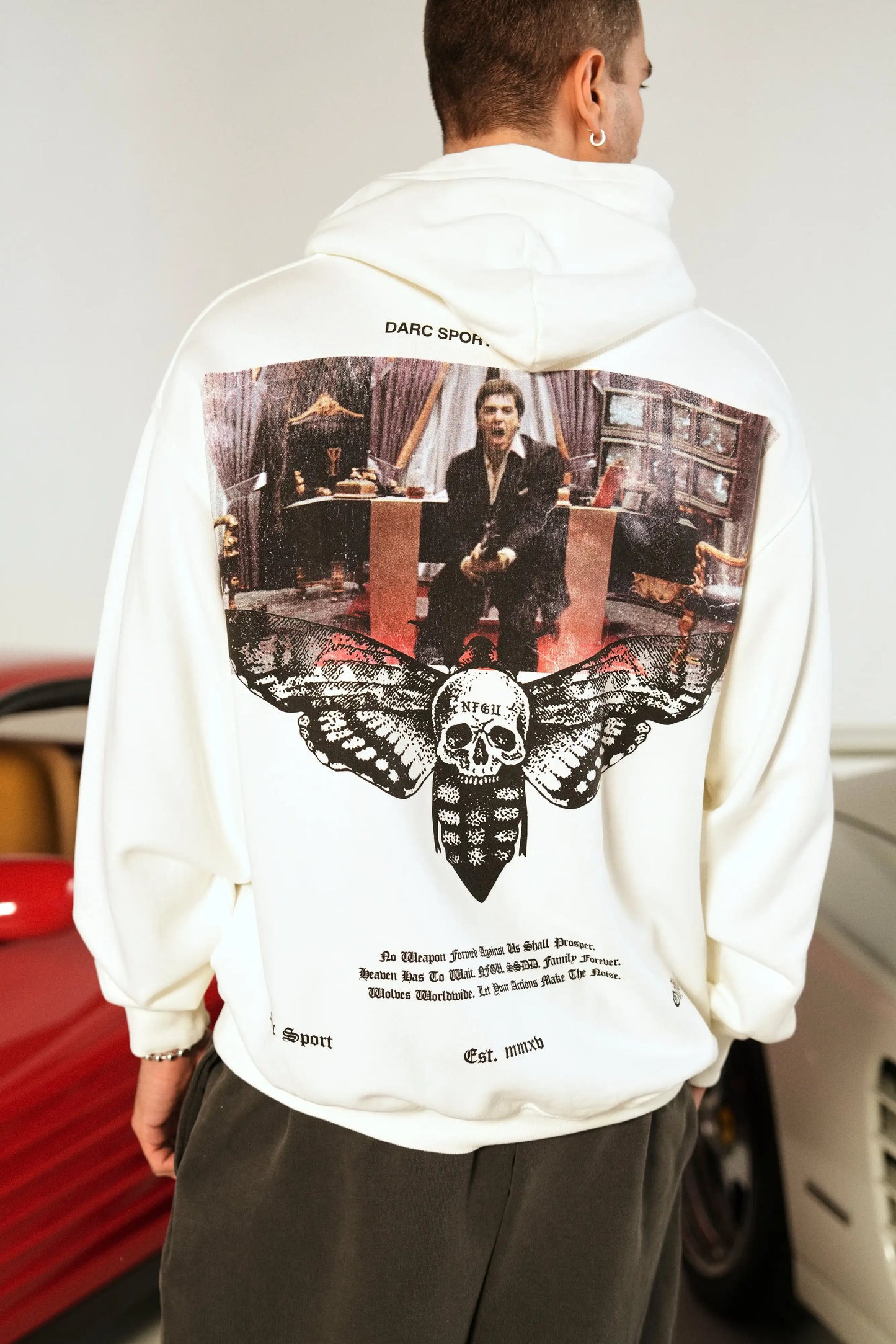 Gothic Harajuku Hoodie – Y2K Streetwear Oversized Pullover for Men | Retro Casual Sweatshirt - ZOOMNSTORE