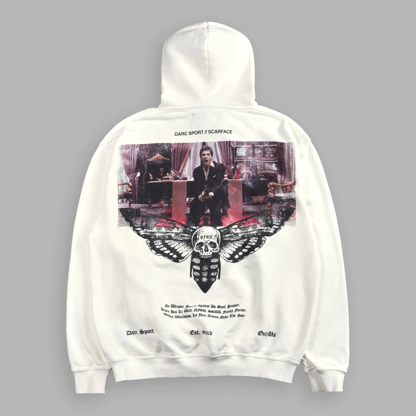 Gothic Harajuku Hoodie – Y2K Streetwear Oversized Pullover for Men | Retro Casual Sweatshirt - ZOOMNSTORE