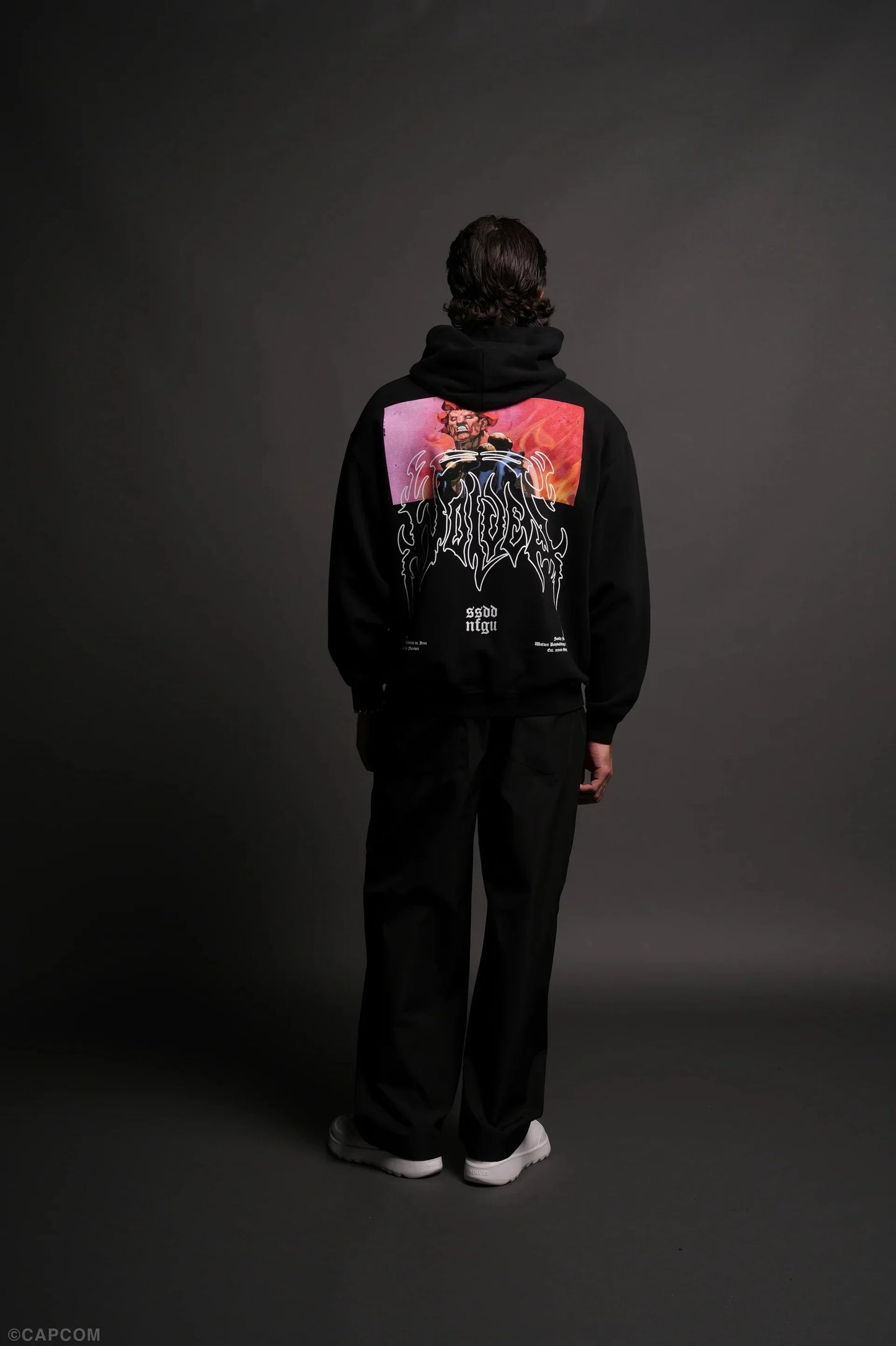 Gothic Harajuku Hoodie – Y2K Streetwear Oversized Pullover for Men | Retro Casual Sweatshirt - ZOOMNSTORE