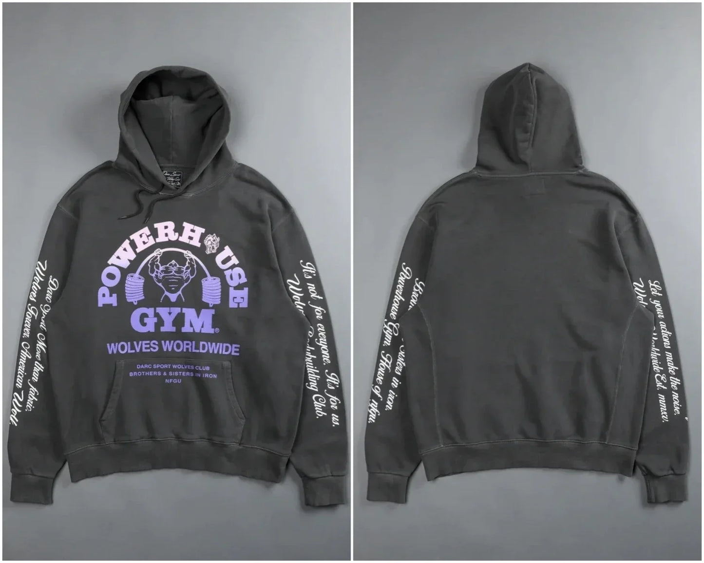 Gothic Harajuku Hoodie – Y2K Streetwear Oversized Pullover for Men | Retro Casual Sweatshirt - ZOOMNSTORE