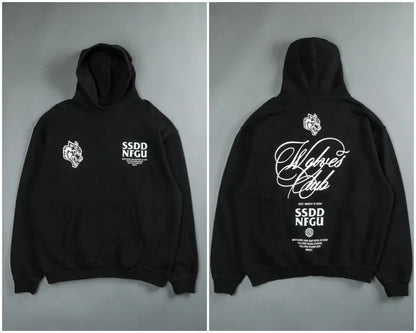 Gothic Harajuku Hoodie – Y2K Streetwear Oversized Pullover for Men | Retro Casual Sweatshirt - ZOOMNSTORE