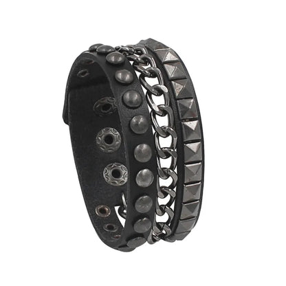 Fashion Gothic Punk Retro Multi Chain Street Dance Bracelet For Halloween Cosplay Christmas Party Birthday Lovers Gifts - ZOOMNSTORE