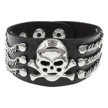 Fashion Gothic Punk Retro Multi Chain Street Dance Bracelet For Halloween Cosplay Christmas Party Birthday Lovers Gifts - ZOOMNSTORE