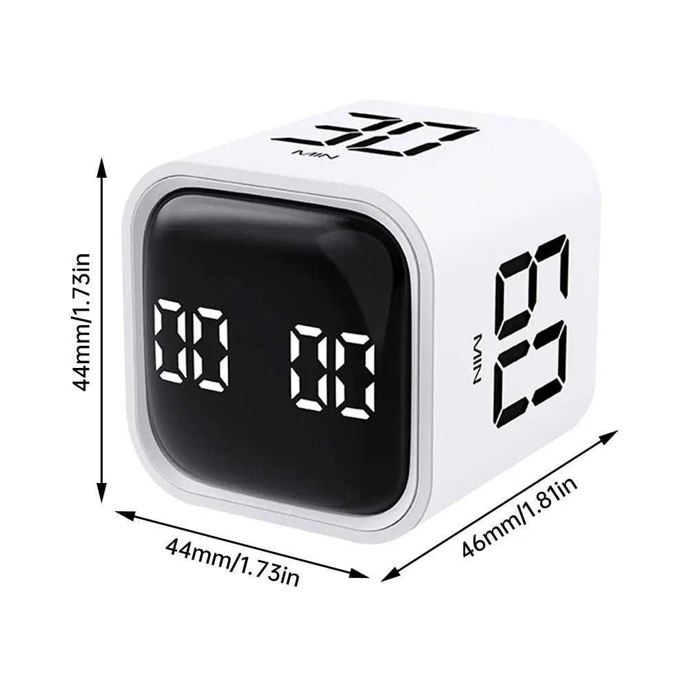 Gravity Sensor Timer - Digital Countdown Cube Timer Device with LED Display - ZOOMNSTORE