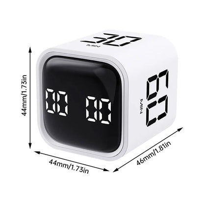 Gravity Sensor Timer - Digital Countdown Cube Timer Device with LED Display - ZOOMNSTORE