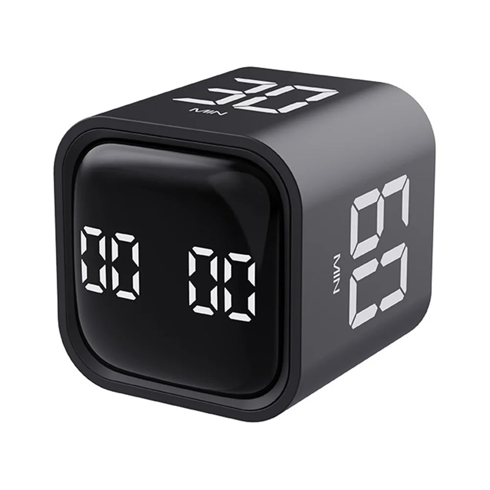 Gravity Sensor Timer - Digital Countdown Cube Timer Device with LED Display - ZOOMNSTORE