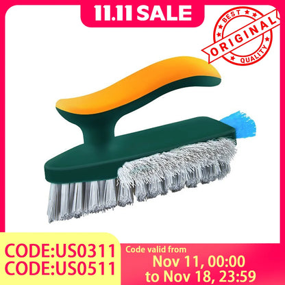 Grout Tile Cleaning Brush – Multi Surface Scrubber with Flexible Head & Non Slip Grip - ZOOMNSTORE