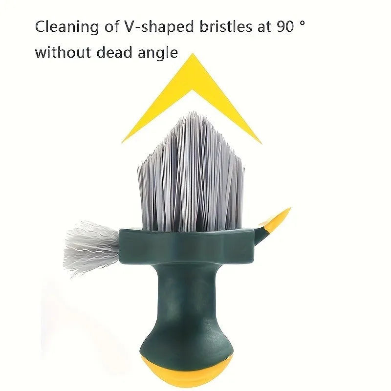 Grout Tile Cleaning Brush – Multi Surface Scrubber with Flexible Head & Non Slip Grip - ZOOMNSTORE