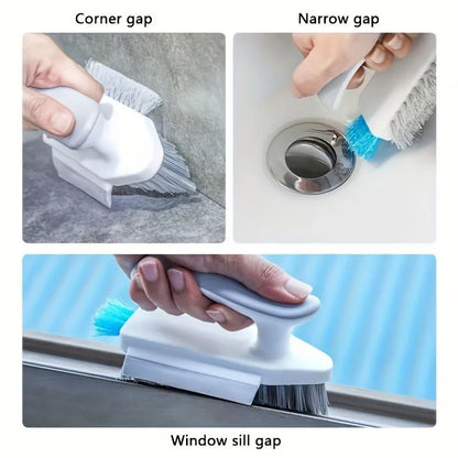 Grout Tile Cleaning Brush – Multi Surface Scrubber with Flexible Head & Non Slip Grip - ZOOMNSTORE