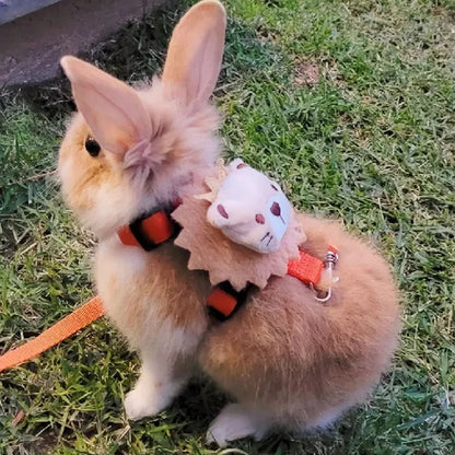 Cute Bunny Guinea Pig Harness  Leash Set - Small Animal Accessories - ZOOMNSTORE