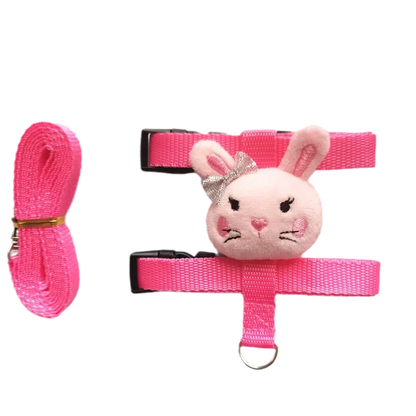 Cute Bunny Guinea Pig Harness  Leash Set - Small Animal Accessories - ZOOMNSTORE
