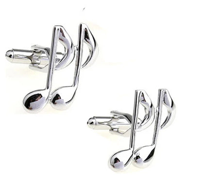 Guitar Cuff Links - Quality Brass Music Instrument Cufflinks for Men - ZOOMNSTORE