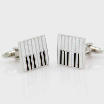 Guitar Cuff Links - Quality Brass Music Instrument Cufflinks for Men - ZOOMNSTORE