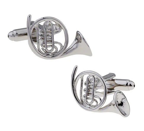 Guitar Cuff Links - Quality Brass Music Instrument Cufflinks for Men - ZOOMNSTORE
