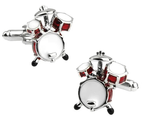 Guitar Cuff Links - Quality Brass Music Instrument Cufflinks for Men - ZOOMNSTORE