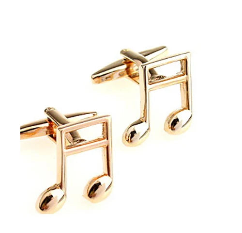Guitar Cuff Links - Quality Brass Music Instrument Cufflinks for Men - ZOOMNSTORE