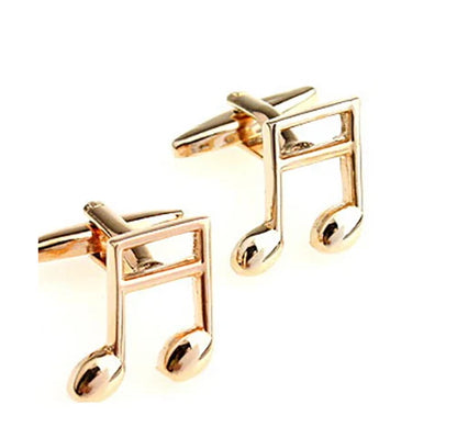Guitar Cuff Links - Quality Brass Music Instrument Cufflinks for Men - ZOOMNSTORE