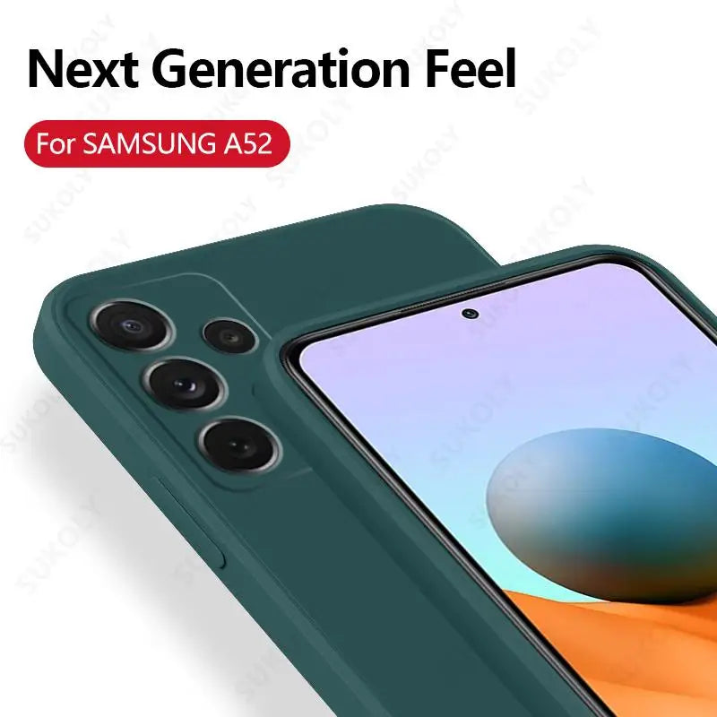 Liquid Silicone Case For Samsung Galaxy S24 S25 FE S26 S23 S22 Ultra Plus S25 Edge A57 A37 A56 A17 A16 A36 A54 A55 5G Soft Cover