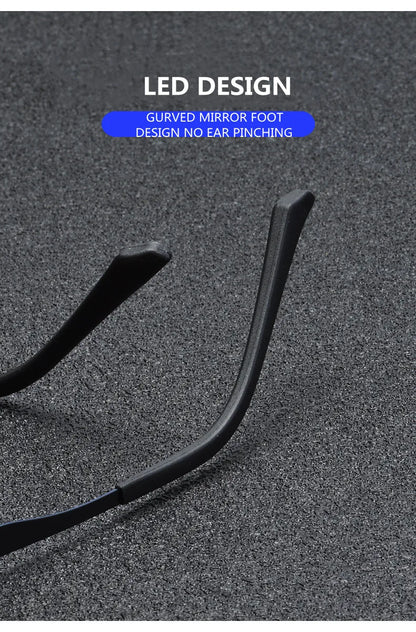 Titanium Reading Glasses - Lightweight Rectangle Frame with Blue Light Blocking