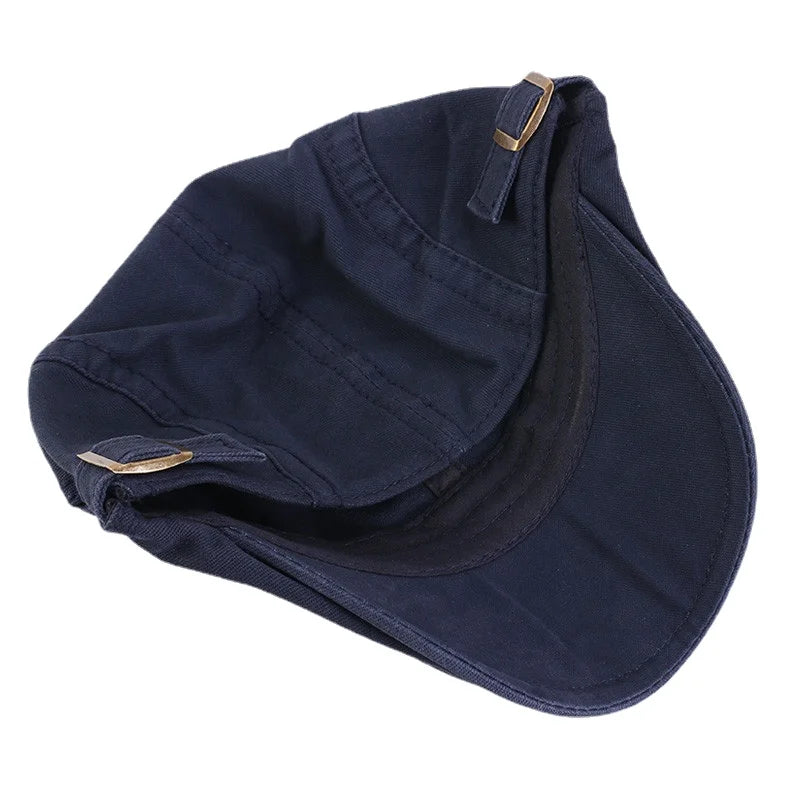 Cotton Hunting Cap Baseball Cap With  Adjusting Buckle Golf Cap