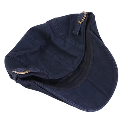 Cotton Hunting Cap Baseball Cap With  Adjusting Buckle Golf Cap