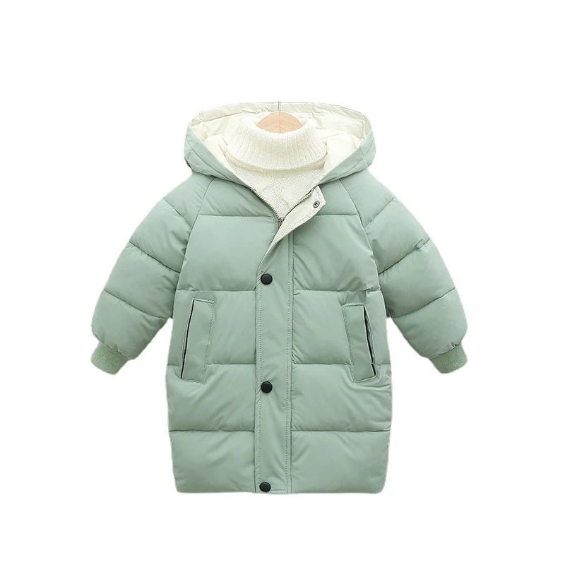 Kids Down Jacket – Thick Cotton Padded Parka | Warm Winter Coat For Boys Girls