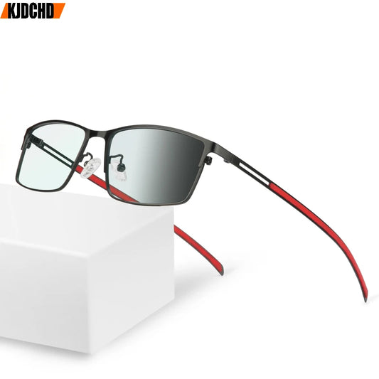 Photochromic Reading Glasses - Men's Sports Eyeglasses With UV Protection Lenses +1.0 +2.5