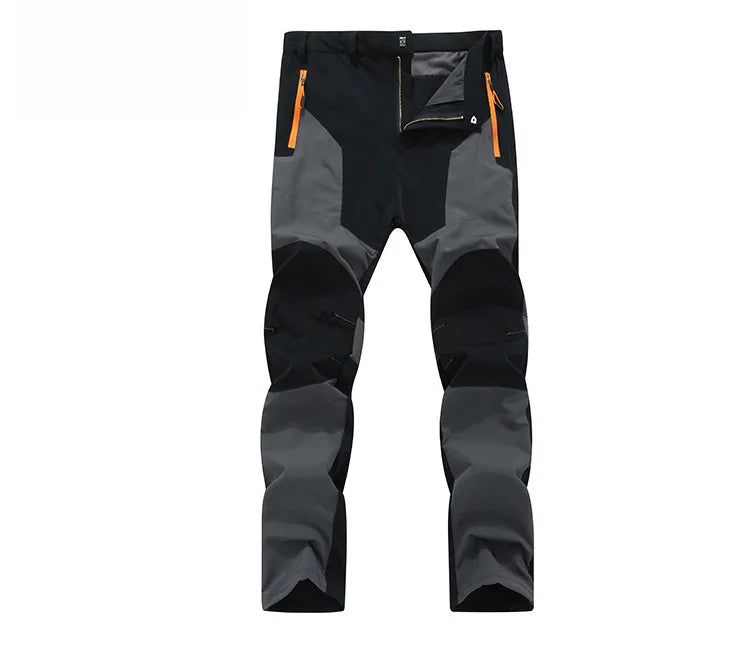 Men's Hiking Pants Summer ultra-thin, Breathable and cool Quick Dry Lightweight Cargo Work Golf Travel Pants with Zipper Pocket