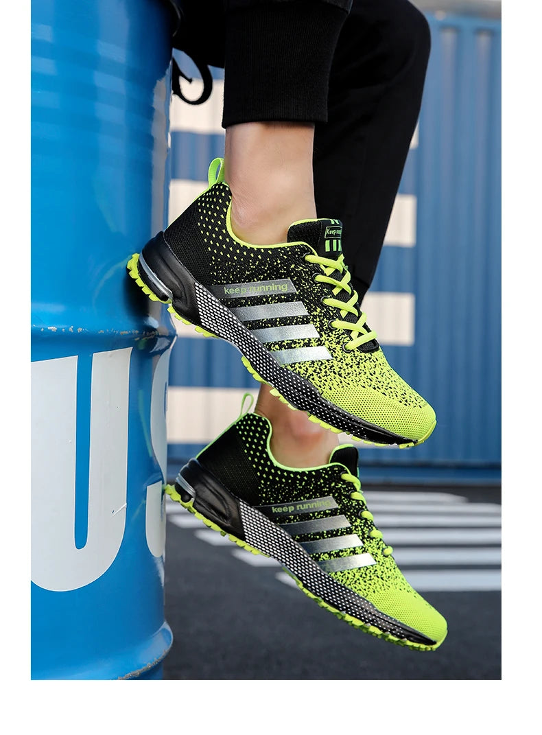 Men's Mesh Breathable Casual Shoes Non-Slip Stable Shock Absorption Lightweight Sneakers Couple Basket Homme 2020 la sportiva