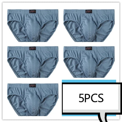 Mens 100 Cotton Briefs - Comfortable Underwear Multiple Sizes 5pcsLot Free  Drop Shipping