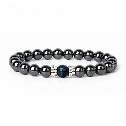Hematite Magnetic Bracelet Man Weight Loss Bracelet Natural Stone Magnetic Bracelet Slimming Woman Health Care Therapy Jewelry