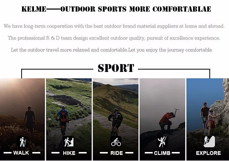KELME Men Sweatpants Trainning Exercise Pants Outdoor Running Fitness Sports Leisure Pants Legging Active For Male 8261CK1001