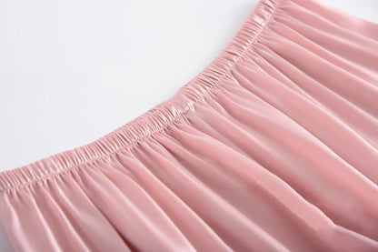 100% Mulberry Silk Pajamas Set for Women Silk Sleepwear Ladies Shorts Nightwear for Girls Tank Top