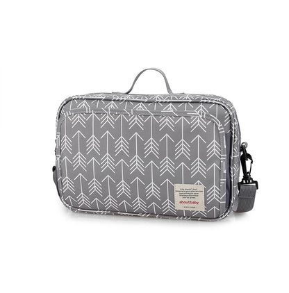 Baby Stroller Bag Waterproof Portable Outing Travel Mummy Bag Multifunction Diaper Bottle Storage Hanging Bag Pram Organizer