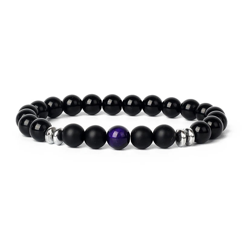 Hematite Magnetic Bracelet Man Weight Loss Bracelet Natural Stone Magnetic Bracelet Slimming Woman Health Care Therapy Jewelry
