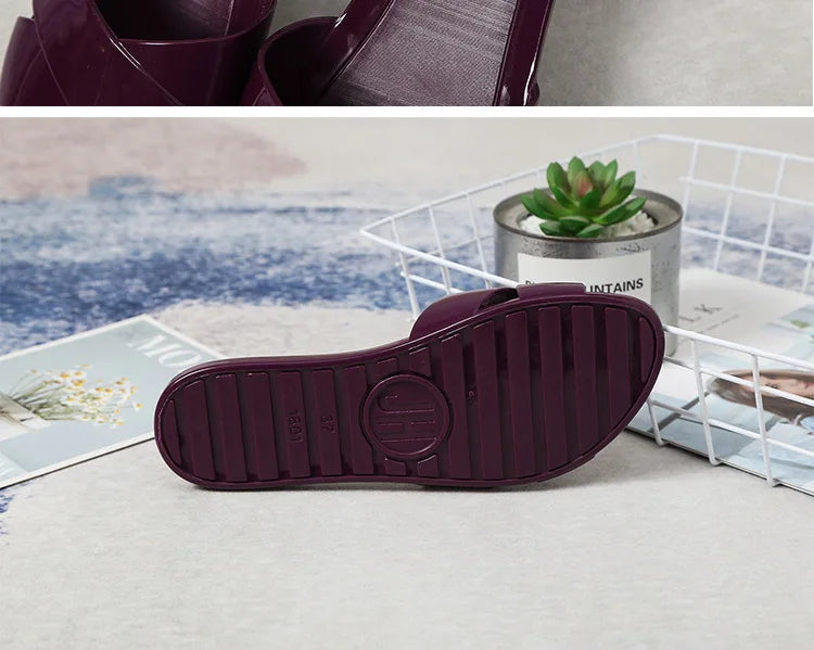 Size 36-41 Women's Sandals Slippers Summer Zapatos Mujer Flat Shoes Mules Clogs Female Peep Toe Soft Bottom Non-Slip Chaussures
