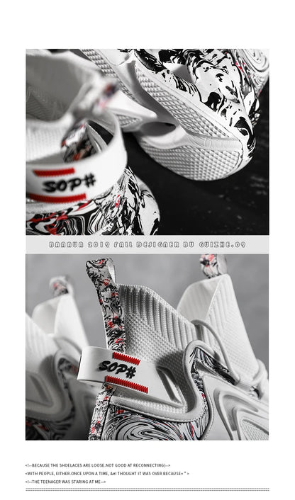 Men Casual Sneakers - Luxury Breathable Trainers Slip-On Running Shoes
