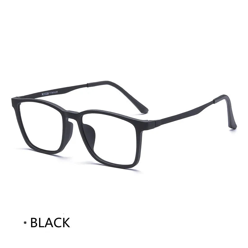 Titanium Reading Glasses - Lightweight Rectangle Frame with Blue Light Blocking