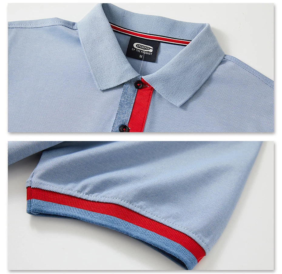 2021 Summer Loose Polo Shirt Men Casual Short Sleeve Polo Shirts Cotton Fashion Breathable Tops Male Plus Size 4XL 5XL 6XL HA204