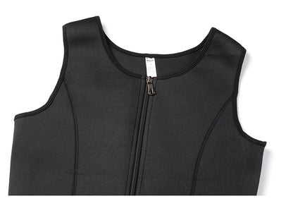 Men Body Shaper Vest – Waist Trainer Shirt | Slimming Compression Undershirt Sauna Sweat Vest