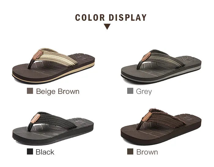 Summer Flip Flops Men Drainage Non-Slip Design Men Beach Shoes Outdoor Comfort Flip Flops Men Big Size 50 Zapatos De Hombre