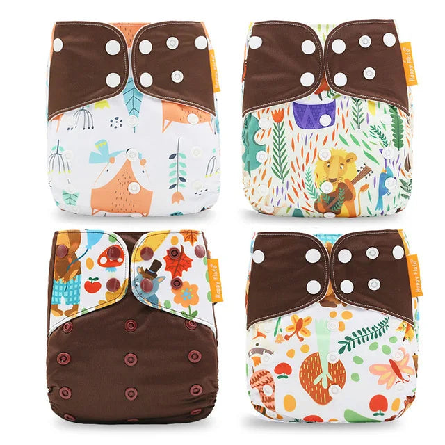 Washable Pocket Diaper – Adjustable Reusable Baby Diaper Cover | Absorbent Ecological Nappy