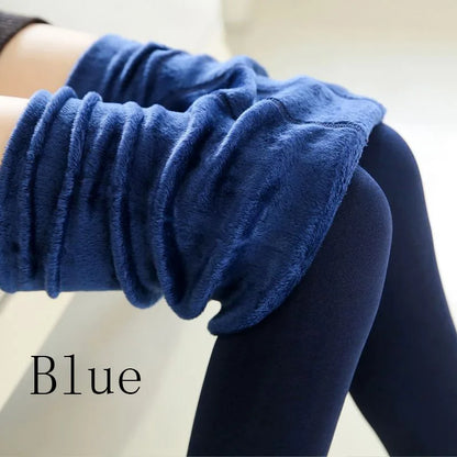 Warm Winter Leggings - High Waist Velvet Thermal Pants Plus Size Women S-5XL