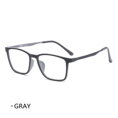 Titanium Reading Glasses - Lightweight Rectangle Frame with Blue Light Blocking