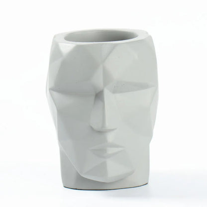 Silicone Concrete Flower Pot Molds - Handmade Bonsai Vase Molds