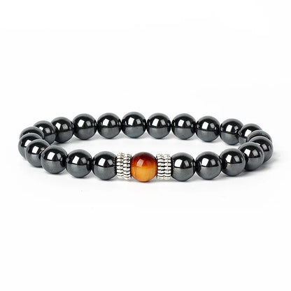 Hematite Magnetic Bracelet Man Weight Loss Bracelet Natural Stone Magnetic Bracelet Slimming Woman Health Care Therapy Jewelry